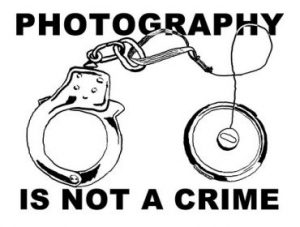 We Are Photographers, Not Terrorists