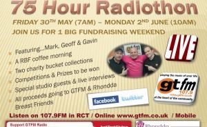 Support GTFM's 75 Hour Charity Radiothon