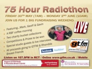 Support GTFM's 75 Hour Charity Radiothon