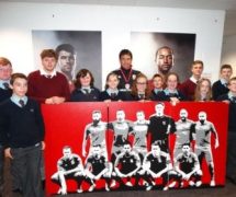 Treorchy Pupils Meet Wales Football Stars